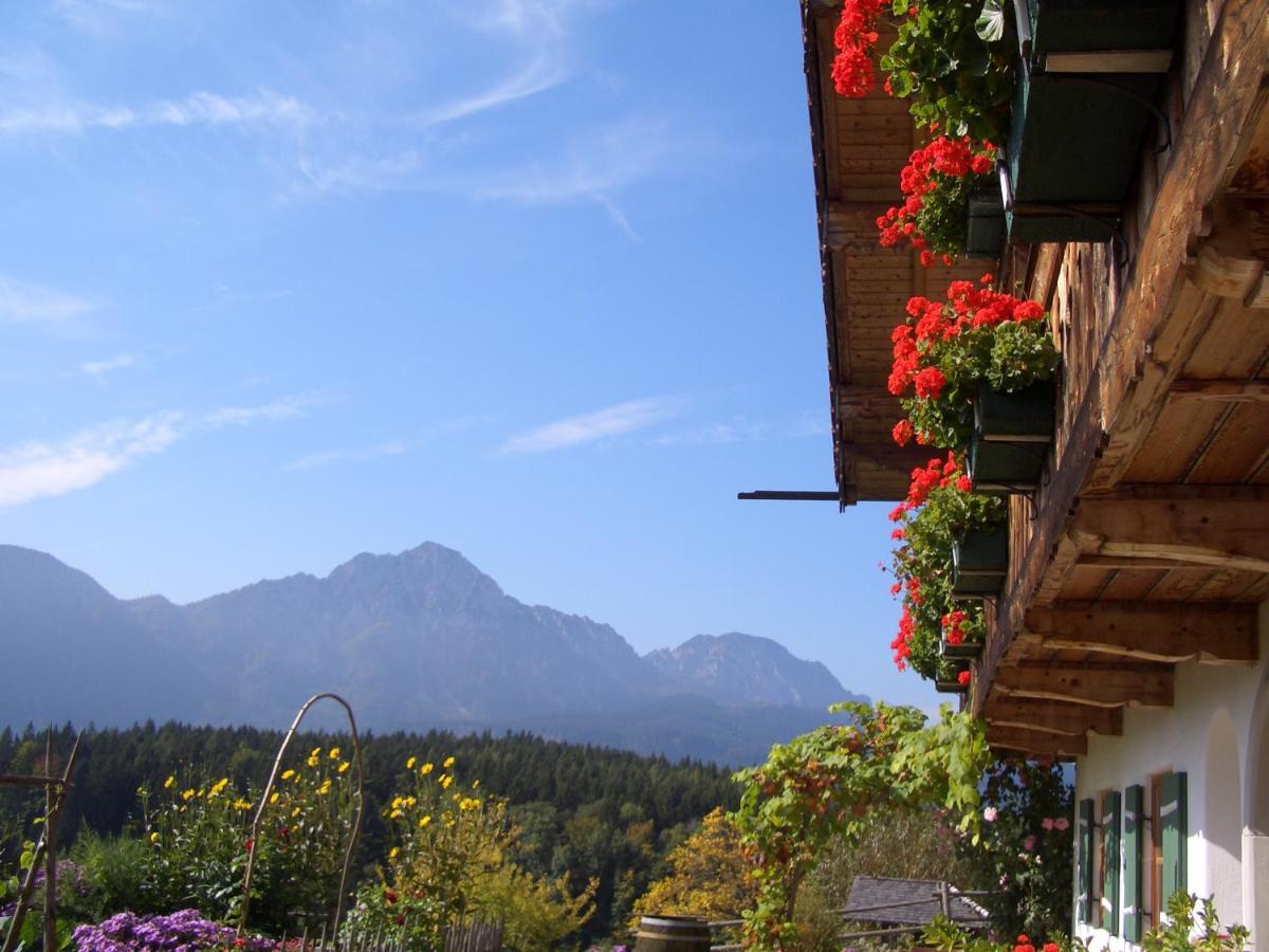 Huberbauernhof Ferienwohnungen Piding Exteriör bild